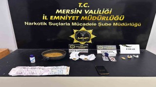 Mersin'de uyuşturucu operasyonunda 1 şüpheli tutuklandı