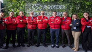 Selçuk Bayraktar ve Haluk Bayraktar'dan SANKO'ya ziyaret