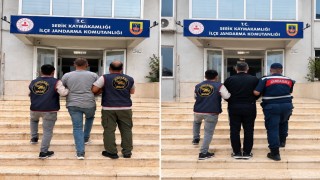 Serik'te hapis cezası ile aranan 2 hükümlü yakalandı