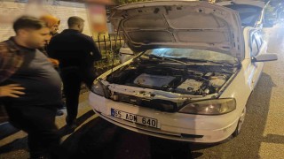 Seyir halindeki otomobilde yangın