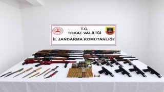 Tokat'ta silah kaçakçılığı operasyonunda 29 kişi gözaltına alındı