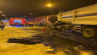 Tünel içinde çarpıştılar: 1 yaralı
