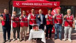 Yeniden Refah Partisi Osmaniye’de Stant Çalışması Gerçekleştirdi
