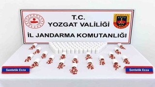 Yozgat'ta 5 bin 626 sentetik ecza hap ele geçirildi