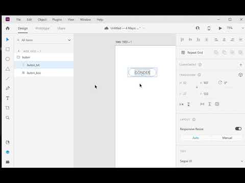 Adobe XD ile Hover Button Nasıl Yapılır?